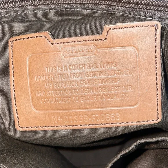 Coach ‘Lexington’ Leather Map Bag - Picture 14 of 15